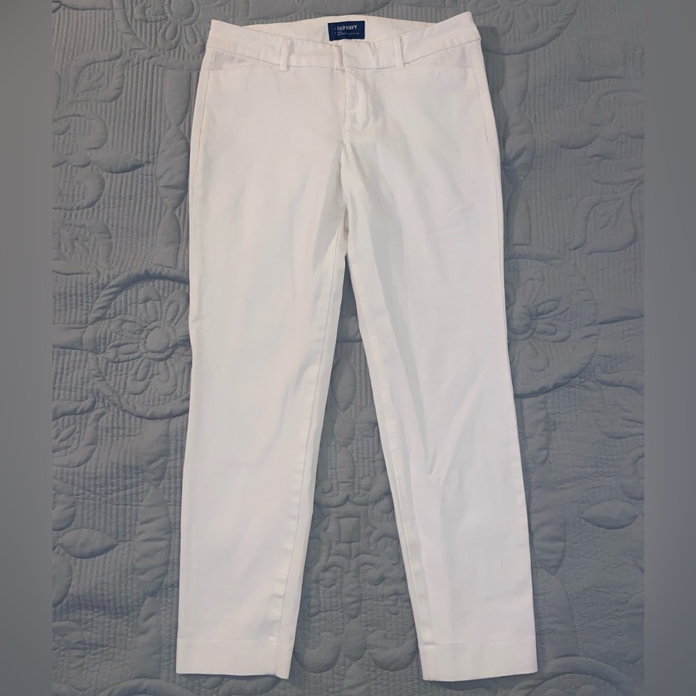 White Capri Pants